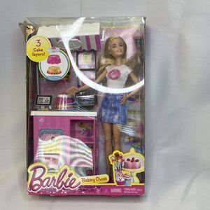 Mattel DMC35 Barbie Careers Bakery Shop Owner Playset with Blonde Doll